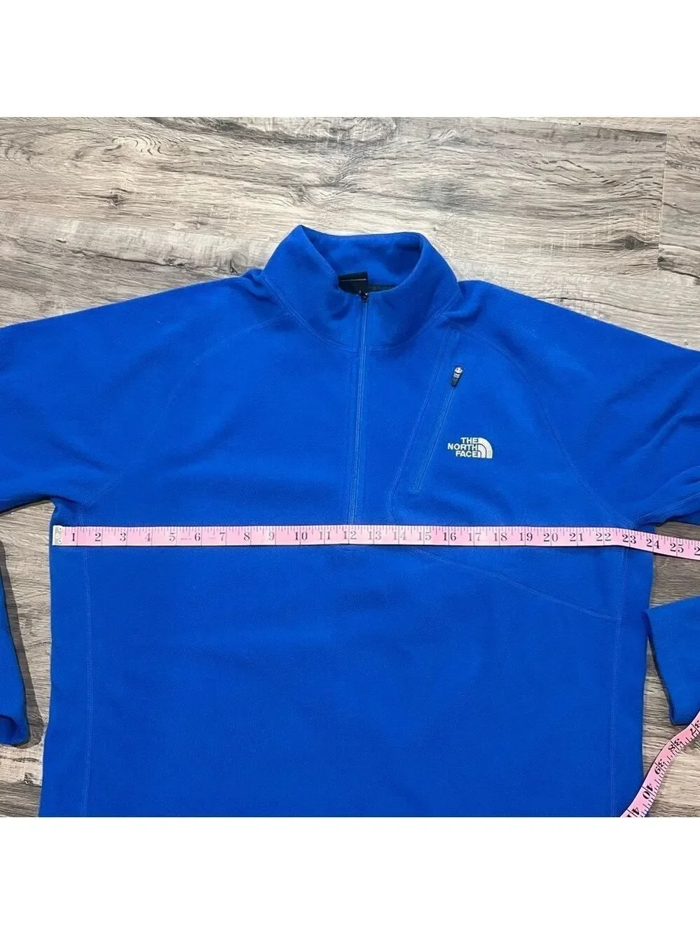 The North Face Men’s Blue Quarter Zip Fleece Top Size XL SKU#C24370